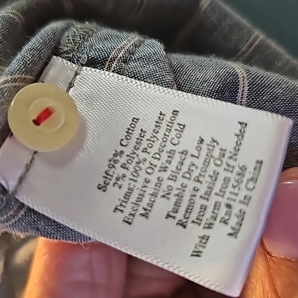 Jonny Was Workshop tunic top. gray, long sleeves.  Oversized small long sleeve - Picture 11 of 11